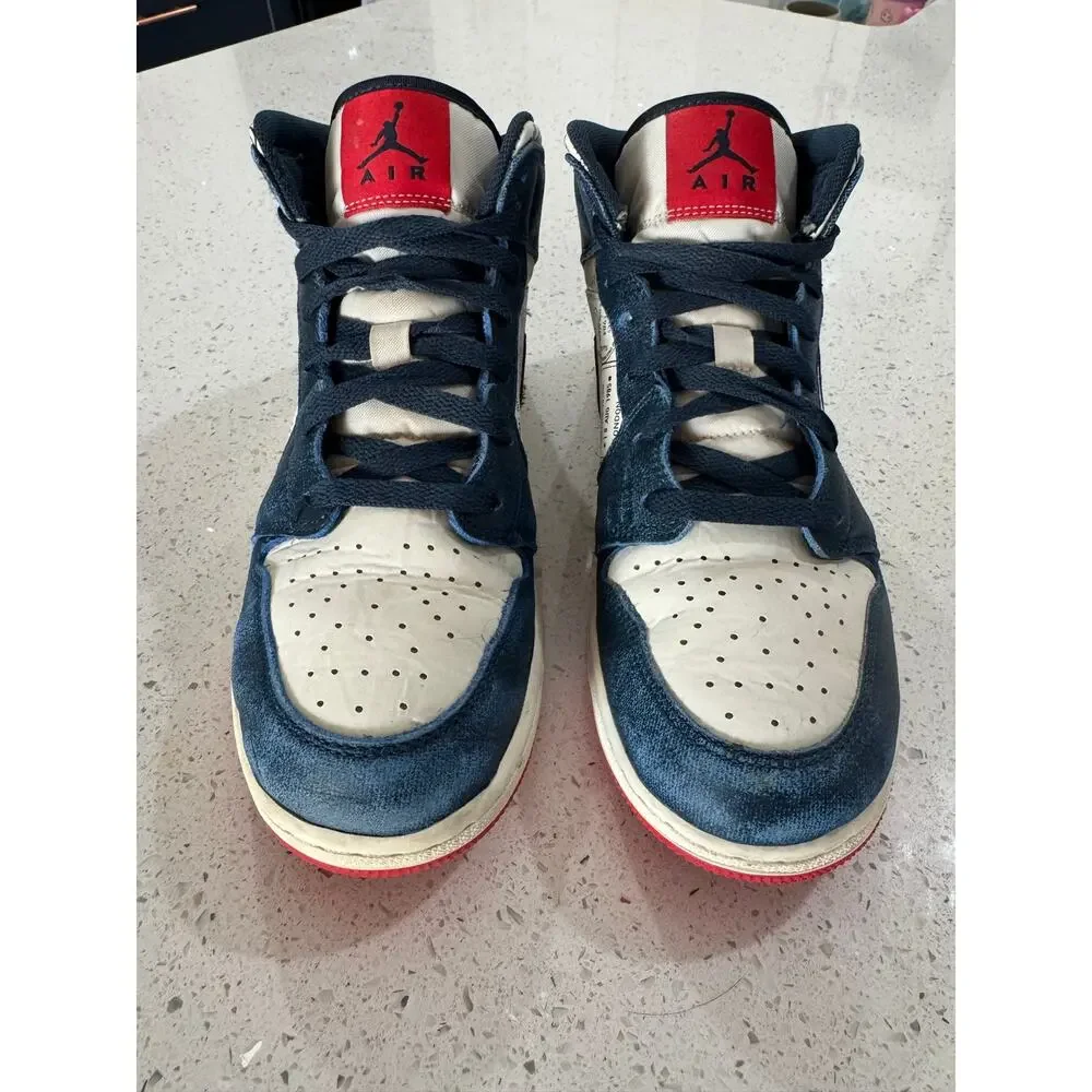 Nike Air Jordan 1 Mid SE GS Take Flight FN1353-400 Youth Size 7Y